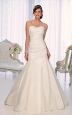 Essense of Australia Bridal Collection D1636 Wedding Dress 10 Dolce Satin 1,100