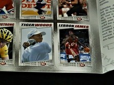 2003 ALL SPORTS COMPLETE MAGAZINE LEBRON JAMES SIDNEY CROSBY TIGER WOODS RC RARE