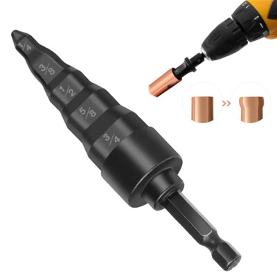 AC Air Conditioner Copper Pipe Tube Expander Swaging Tool Kit Drill Bit  Flaring