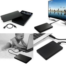 US 2 2.5" SATA USB 3.0 Hard Drive Disk HDD SSD Enclosure External Laptop Case