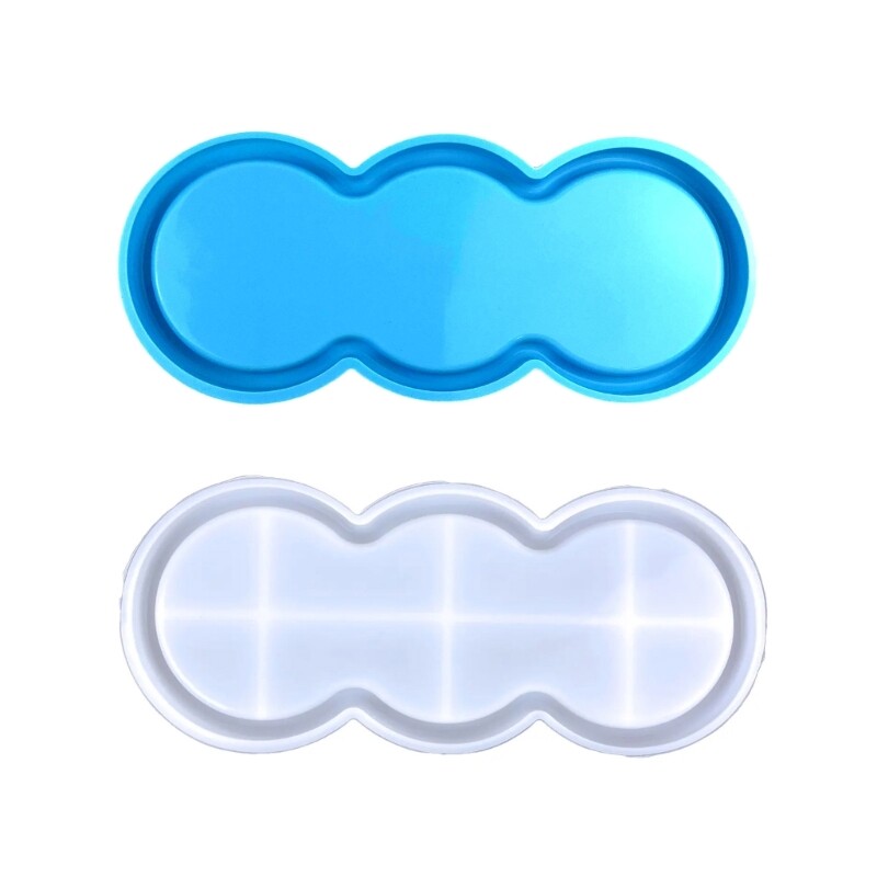 Silicone Resin Jewelry Tray Mold DIY Craft Cup Clay Molds