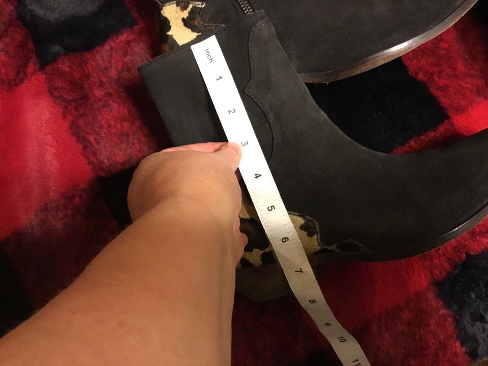 Free People  Botas Mujer Western Botines Vaquero Gamuza/Cabello de Vaca Talla 8 Foto 2 de 4