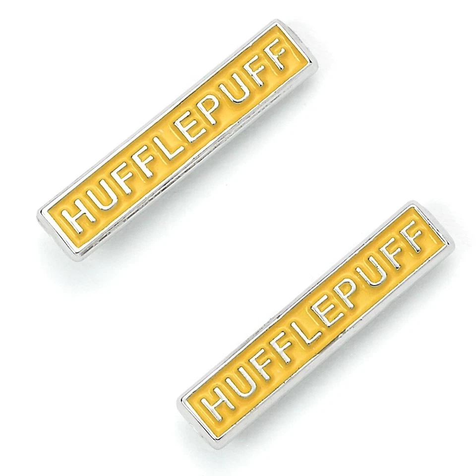 Harry Potter Set 3 Paia Orecchini A Lobo Tassorosso Hufflepuff Ufficiali HP - Immagine 4 di 4