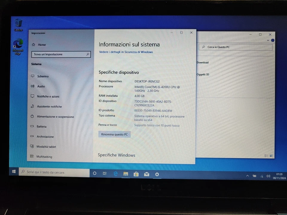 Dell Latitude 3540 · i5-4200U · 4GB · 256GB, foto 1 di 5