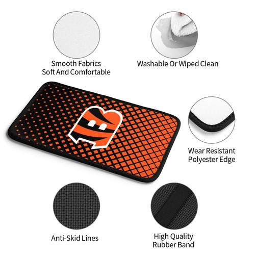 New Cincinnati Bengals Car Armrest Cushion Auto Handrail Box Cover ,fans Gift - Picture 8 of 16