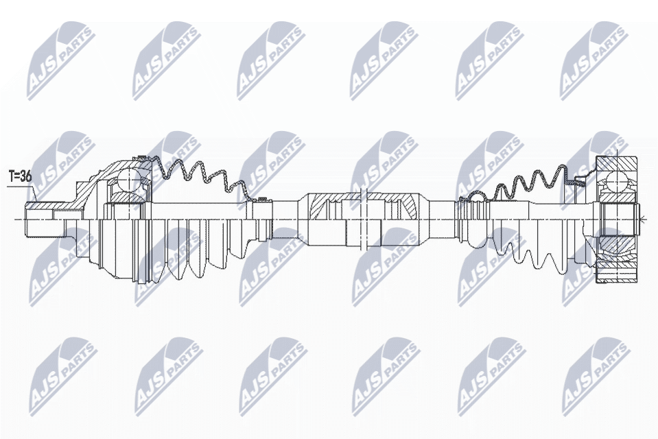 Right Front Drive Shaft For Audi A3 Q2 Toledo Leon 1K0407272DR - Image 5