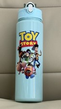 Image of Disney Toy Story Blue Kids 500ml Plastic Water Bottle w/ Push Button Lid