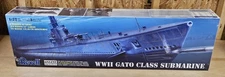 Revell 1:72 WWII Gato Class Submarine UNASSEMBLED CH104
