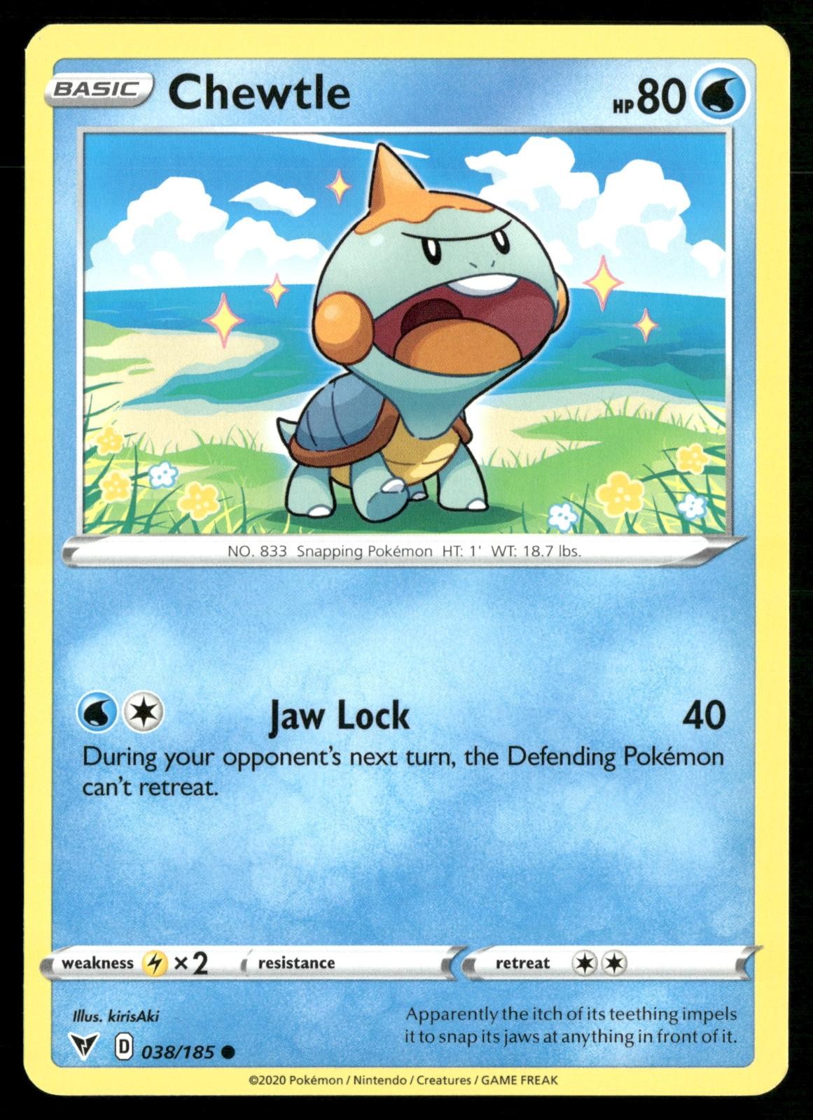 Chewtle 038/185 Common Vivid Voltage Pokemon Lightly Played