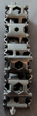 AUTHENTIC LEATHERMAN TREAD BRACELET DLC Black STAINLESS BRACELET MULTI TOOL