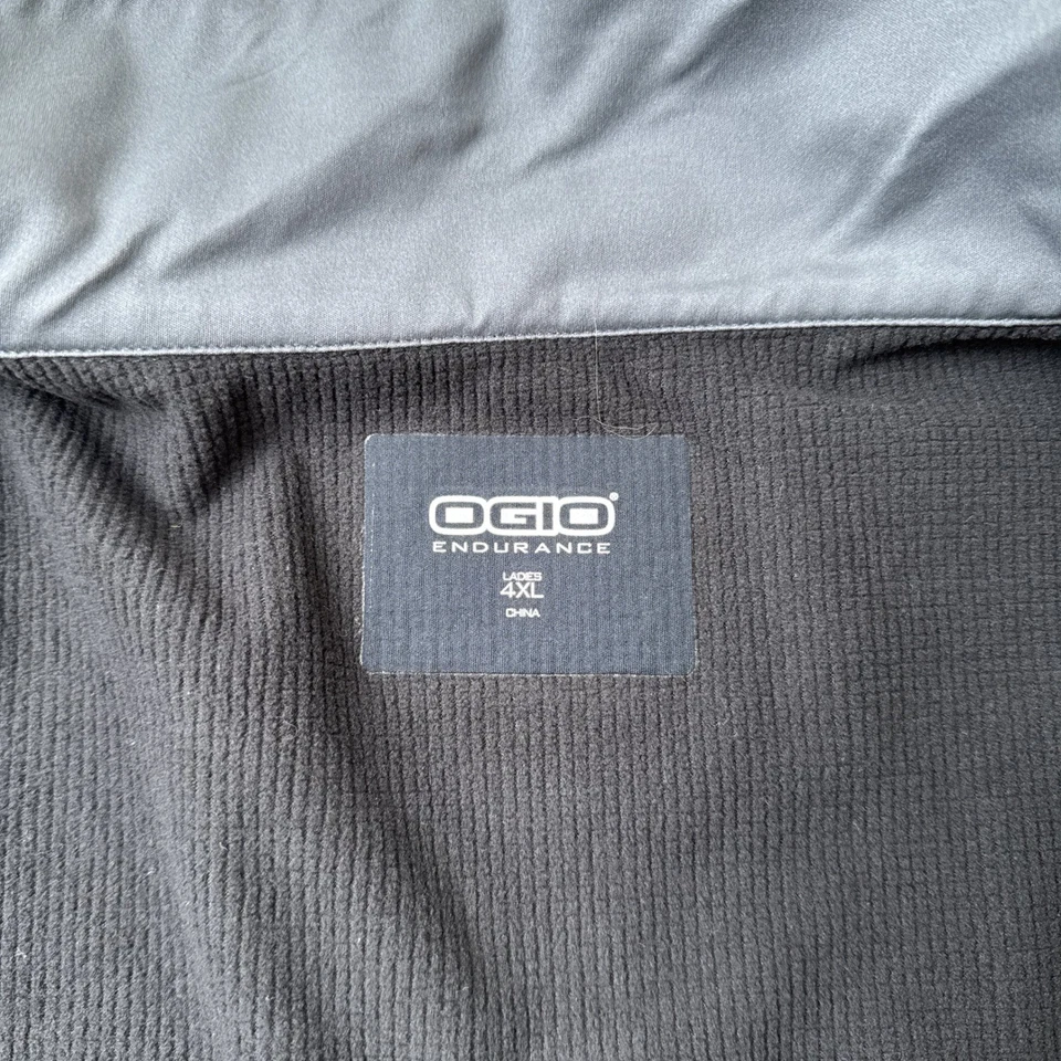 Chaqueta para mujer Ogio Endurance Crux Soft Shell 4XL gris cremallera completa golf 6905 Foto 3 de 4