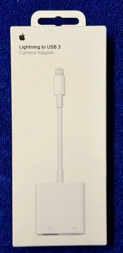 Genuine OEM Apple Lightning to USB 3 Camera Adapter A1619 - MX5J3AM/A