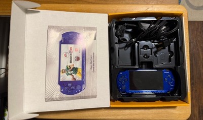 Sony PSP 2000 Madden NFL 09 Bundle Metallic Blue Handheld System