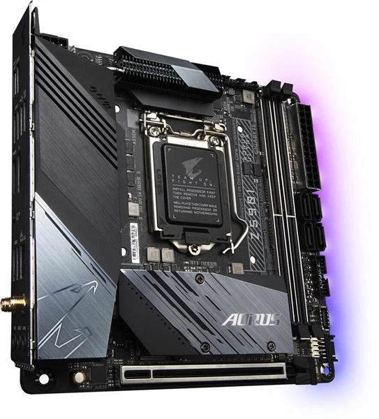 Gigabyte Mainboard  Intel Sockel 1200 Z590I AORUS ULTRA Rev 1  (Gebraucht) - Bild 2 von 3