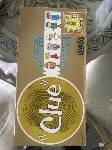 Parker Brothers Clue Board Game 1970s Vintage, Set