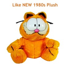 Vintage Garfield Plush Toy Stuffed Animal - Dakin 1980s -- EXCEPTIONAL CONDITION