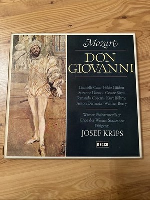 LP-Box-Set 4 LPs Mozart Don Giovanni Wiener Philharmon. Dirigent J. Krips DECCA