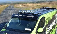 Schwarz DachträGer+Klemmen+Led Flecken Lampe +Led FüR Peugeot Boxer 2014 + Van