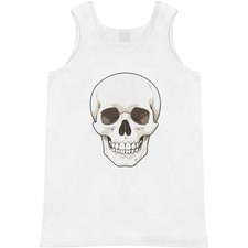'Human Skull' Adult Vest / Tank Top AV060386
