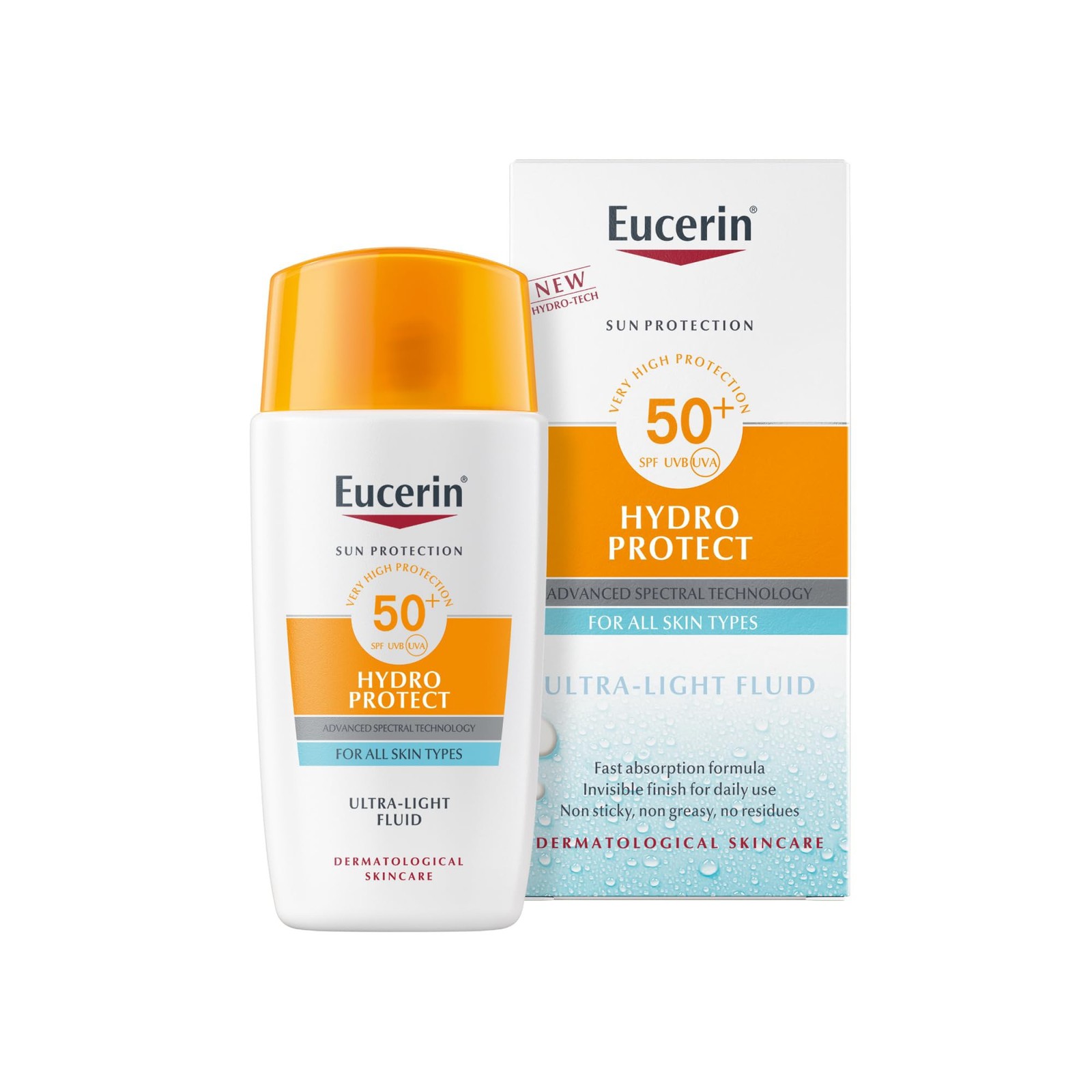 Eucerin Sun Face Hydro Protect SPF50+ 50ml – Ultra-Light Broad Spectrum Sunscree