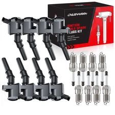 8 For Ford F150 4.6L DG508 Ignition Coils Pack and Iridium Spark Plugs SP479