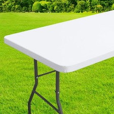 homing Rectangle Table Cloth Cover, Waterproof Polyester Elastic Fitted Table...