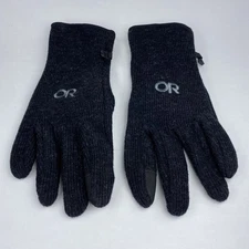 Outdoor Research Flurry Sensor Gloves Men's Gray Med Size 8 Black Outdoor Climb