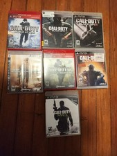 Ps3 7 Game COD Black Ops Trilogy Modern Warfare Triogy Call Of Duty Lot Bundle