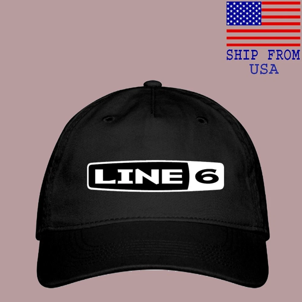 Line 6 Guitar Audio Organic Baseball Cap Hat Adult Adjustable Size