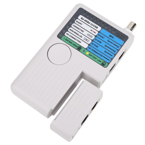 4-in-1 Netzwerkkabeltester RJ11/RJ45/USB/BNC Drahtleitungsmessgerät Detektor♡ - Afbeelding 4 van 9