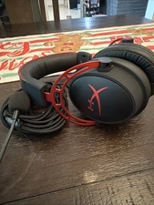 HyperX Cloud Alpha Gaming Wired Headset Microphone for PC PS4 Xbox One Black Red