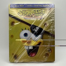 Spongebob Movie/Search For Squarepants Blu-ray, DVD, NO DIGITAL, 2025 STEELBOOK