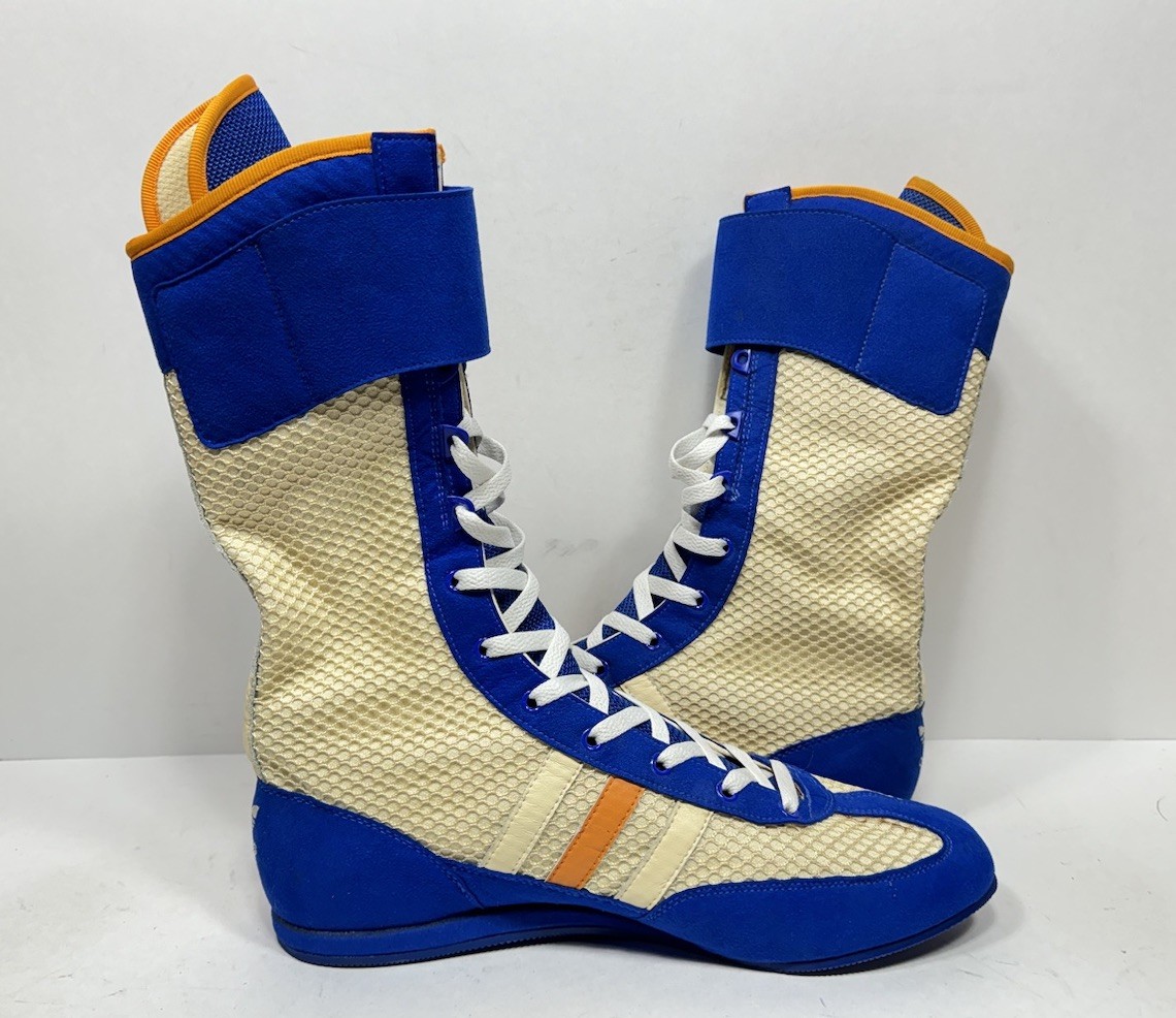 Vintage Adidas Box Champ Stella McCartney‎ Boxing Shoes Men’s Size 9.5 148812 ADIDAS BY STELLA MCCARTNEY Rasant V3 fringed vegan-trimmed  main image 4