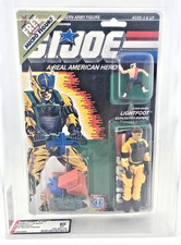 1988 AFA 80 - LIGHTFOOT - GI Joe 80 80 85 34 Back  MOC ARAH QUICK KICK Microfig