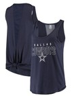 Dallas Cowboys NFL  Ladies Navy Burke Tank Top , size 2X — photo 1