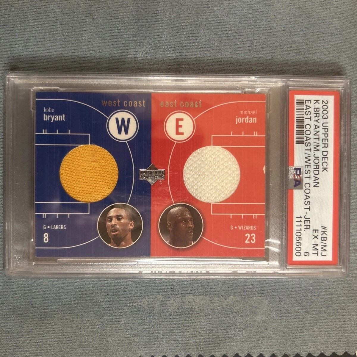 2003-04 Upper Deck - East Coast/West Coast Dual Memorabilia