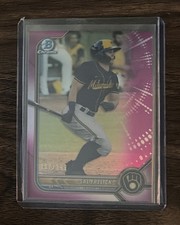 2022 Bowman - Chrome Prospects Sal Frelick #BCP-149 Fuchsia Refractor /199 (RC)