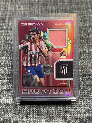 Alvaro Morata Obsidian Eruption Player-Worn/Used Patch 27/44 Atletico Madrid 
