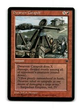 Dwarven Catapult Uncommon Fallen Empires Magic: The Gathering Near Mint