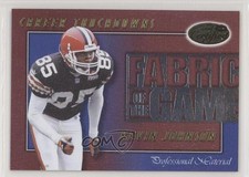 2000 Leaf Certified Fabric of the Game 649/1000 Kevin Johnson #FG-48 0l2