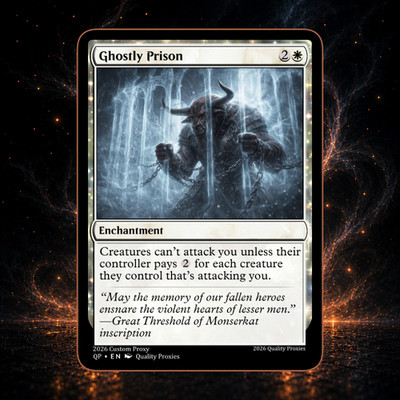 Ghostly Prison - Custom MTG card