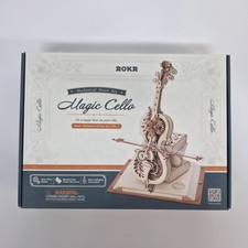ROKR Magic Cello Wooden Mechanical Music 3D Puzzle Box Kits 199-Piece for Adults