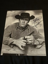 Actor ROBERT FULLER Signed 8x10 LARAMIE Photo AUTOGRAPH 1B