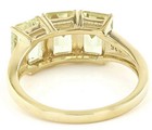 3 CT Canary Apatite 18k Yellow Gold Over Sterling Silver Ring Size 9 NWOT New — photo 3