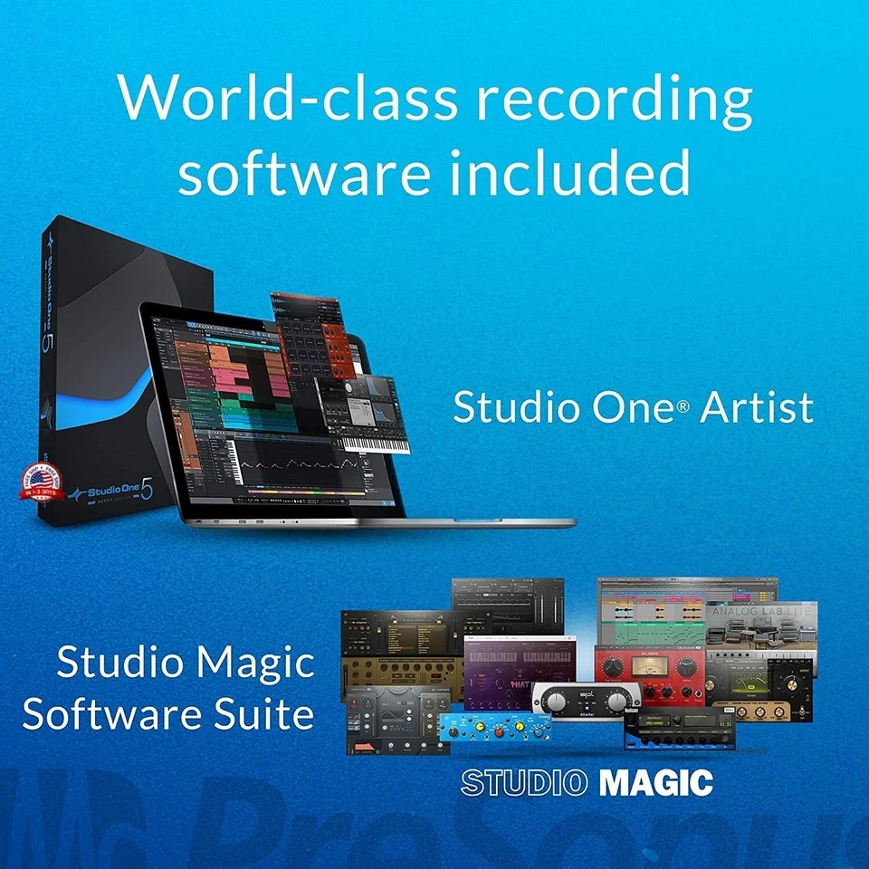 kit de estudio de grabacion completo monitores de estudio y software grabación - Image 4 of 4