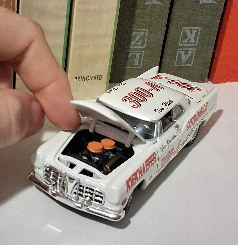 Johnny Lightnin Chrysler  300 C 1956 No Dinky Brooklin Minichamps 1/43  - Immagine 4 di 4