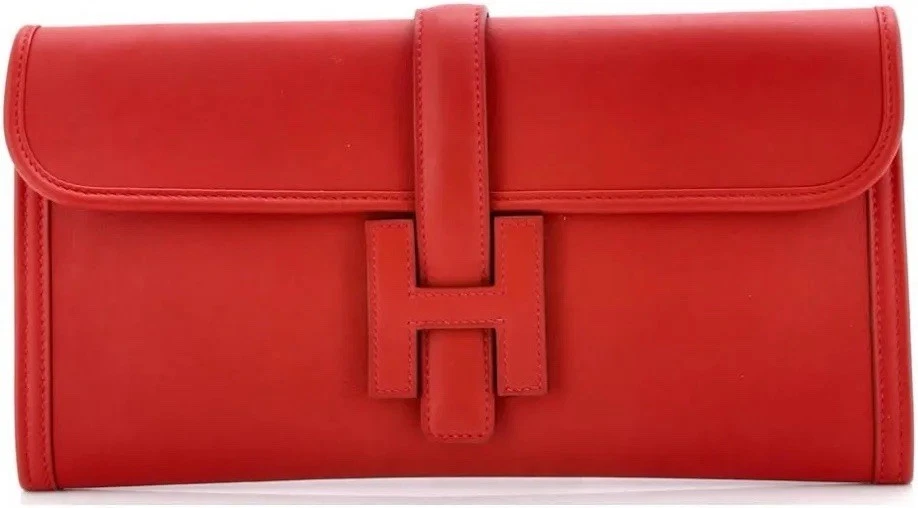 Bolso de Mano Hermes 29 Jige Elan Cuero Rápido - Rojo Foto 4 de 4