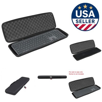 Stylish Black Travel Case for Logitech MX Keys - Protect Your Device Anywhere