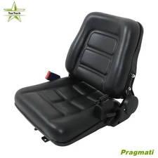 New Universal Adjustable Forklift Tractor Seat Suspension Seat With Safety Belt