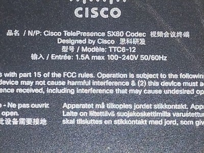 CISCO TTC6-12 Used Power Tested Only.